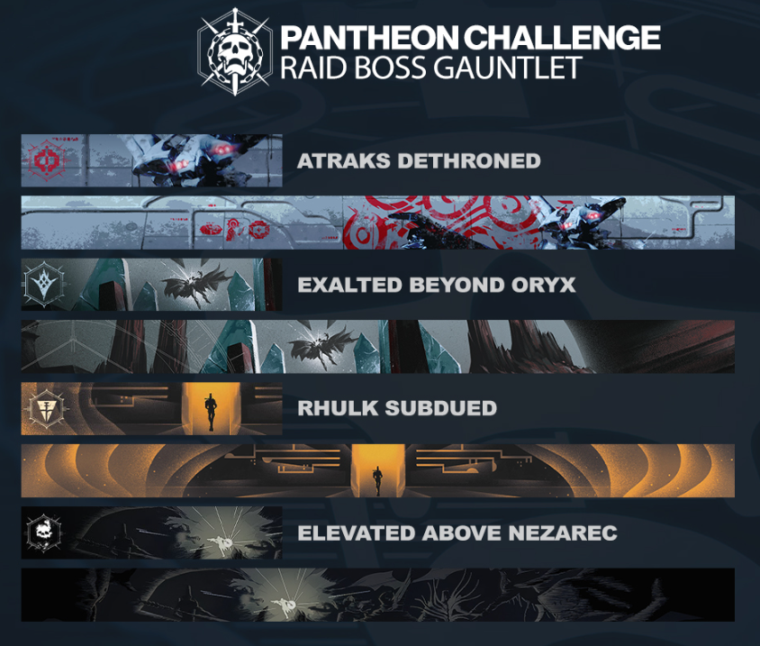 Pantheon Emblems - Destiny 2