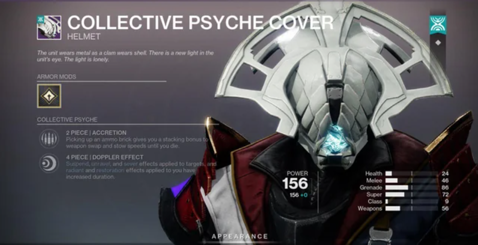 Collective Psyche Armor Set - Destiny 2