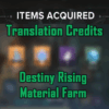 Translation Credits - Destiny Rising