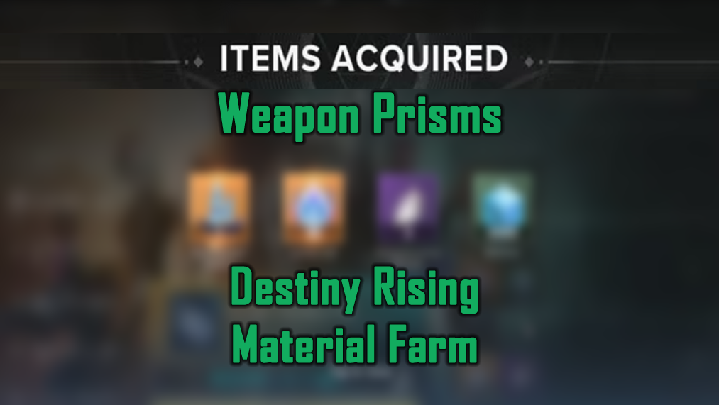 Weapon Prisms - Destiny Rising