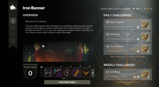 Iron Banner Challenges - Destiny 2
