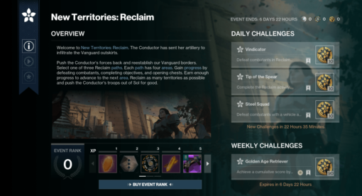 New Territories Reclaim Event - Destiny 2