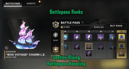 Battle Pass Leveling - Destiny Rising