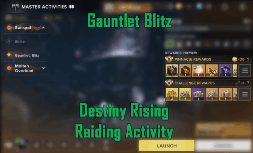 Gauntlet Blitz - Destiny Rising