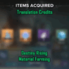 Translation Credits - Destiny Rising
