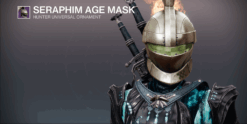 Seraphim Age Mask Helmet Ornament - Destiny 2