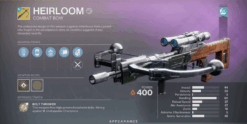 Heirloom Exotic Crossbow - Destiny 2