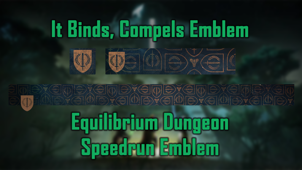 It Binds, Compels Emblem - Destiny 2